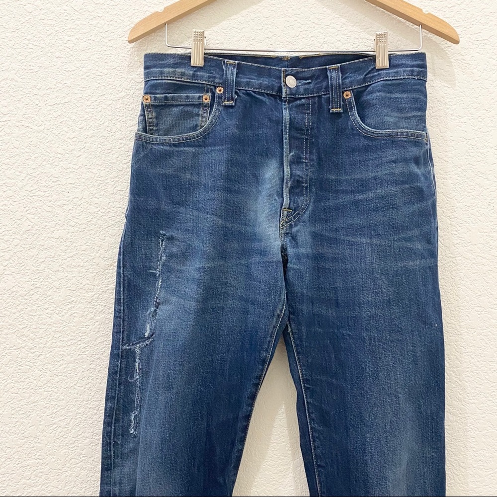 UO Urban Renewal Vintage Custom Split Pocket Jeans - Picture 5 of 16